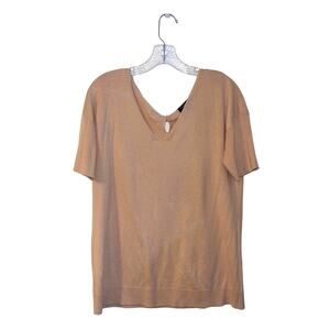 Banana Republic Mauve Women Knit Top blouse Size Medium Casual office